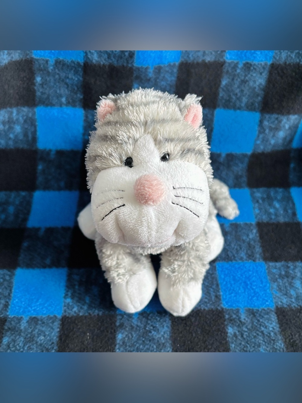 Webkinz Ganz Sterling Cheeky Cat Striped Gray Tabby Plush HM496